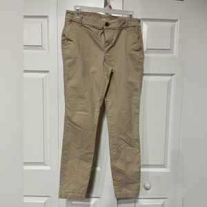 Tan Old Navy skinny pants